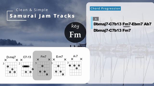 Neo Soul Guitar Backing Track in Fm (Just the Two of Us Style)