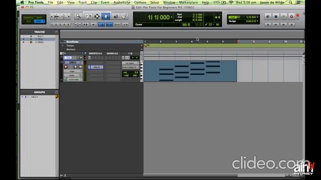 05. PRO TOOLS - запись MIDI в PRO TOOLS, видеоинструкция