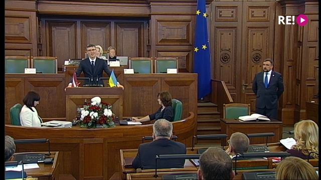 Juris Viļums, deputāta zvērests