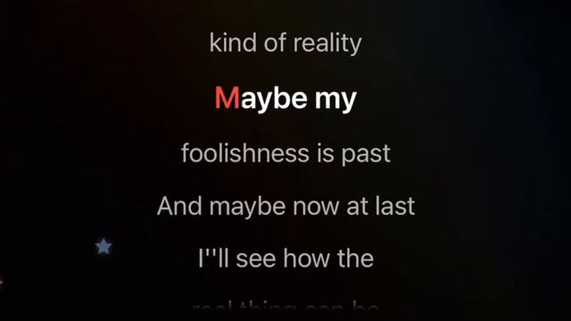 Reality karaoke mmoB+4 female key ( by Richard Sanderson)with lyrics