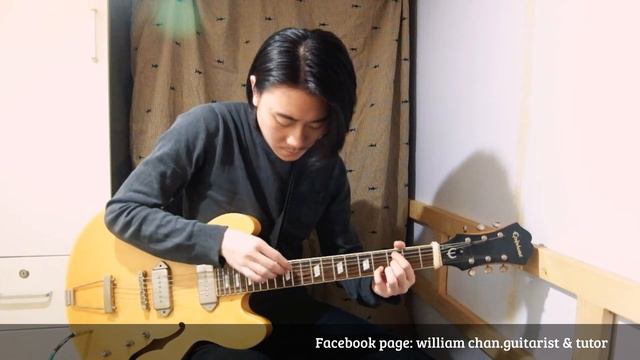 Salvador Sobral - Amar Pelos Dois (two handed guitar tapping)