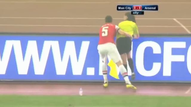 Vermalen Takes Out Female Linesman