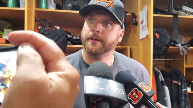 Ted Karras ready for pads to go on Tuesday for Bengals camp