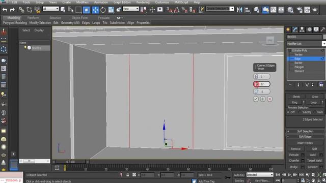 Design of the house simulation speed level in 3ds max