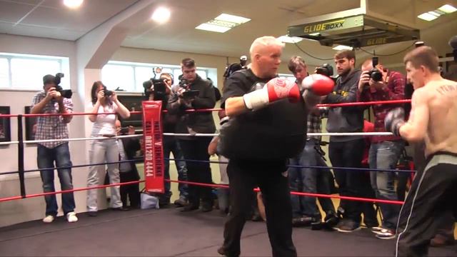 Ricky Hatton public workout