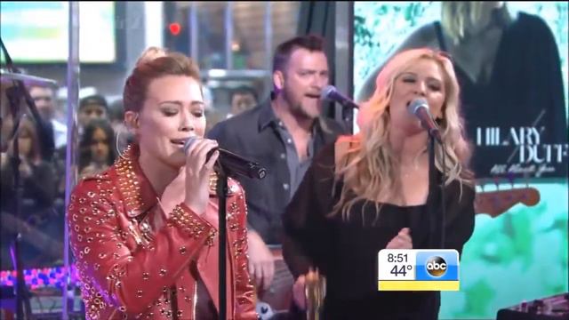 Hilary Duff performs All About You on Good Morning America