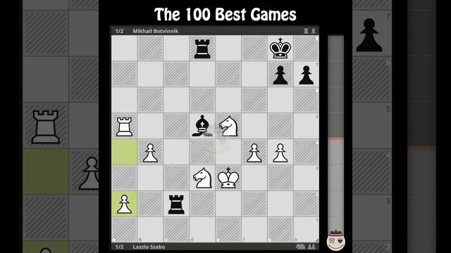 Laszlo Szabo - Mikhail Botvinnik || Budapest HUN 1952 @chessbuddies 🔴 #100bestchessgames