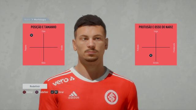 Tutorial Face + Stats Rodrigo Lindoso (Internacional) FIFA 20