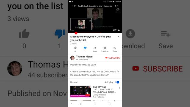 Proof that Thomas Hager sends threats