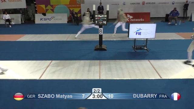 Seoul Grand Prix 2023 SMS - L64 - Matyas Szabo GER v Tristan Dubarry FRA