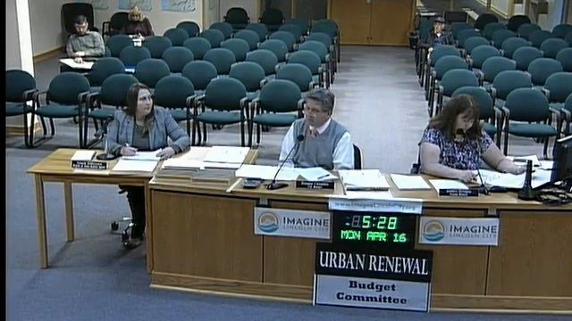 2018-04-16 - Budget Committee, Urban Renewal - Regular Meeting - Lincoln City, OR