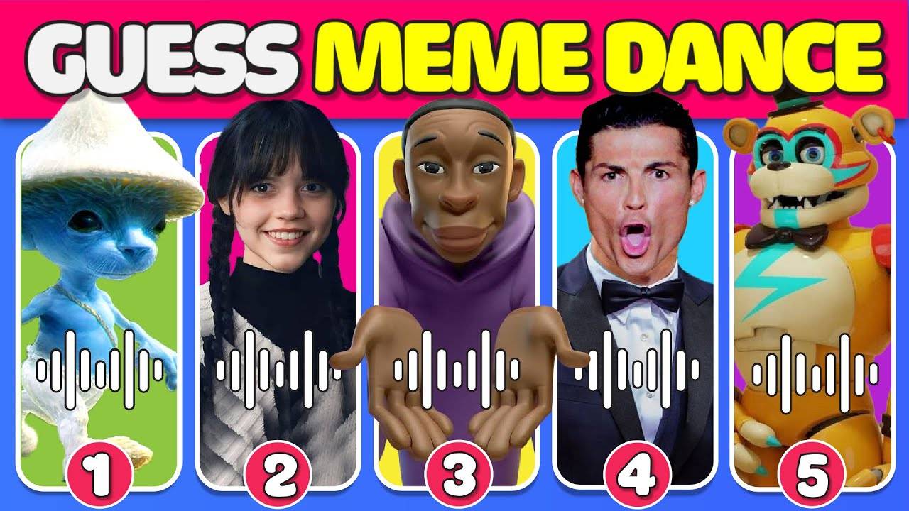 Guess Meme Dance 💃🎶 _ Smurt Cat, Wednesday Dance, Ronaldo Siuuu, FNAF,...