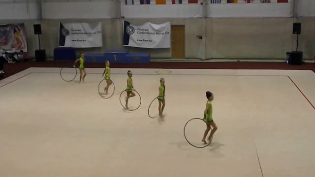 PÉCSI RG SE Gyermek II.B - 2013 OB együttes kéziszer-verseny - 1. hely
