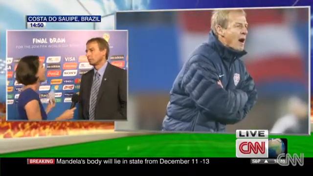 Klinsmann on U S World Cup draw