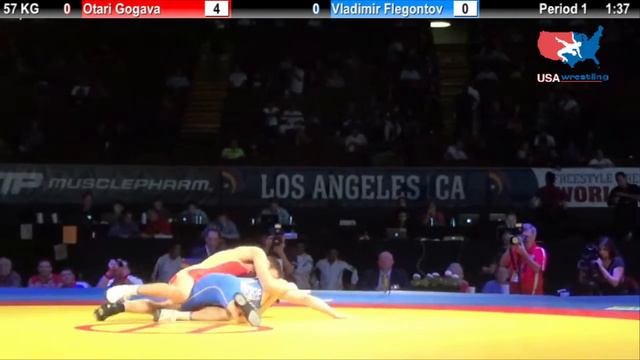 57 KG Vladimir Flegontov Russia vs  Otari Gogava Georgia