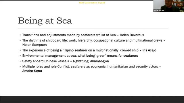 WEBINAR - The World of the Seafarer