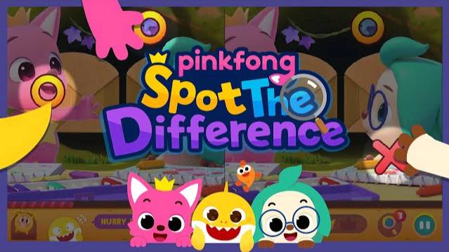 Pinkfong Spot the difference: Finding Baby Shark