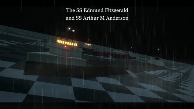 The SS Edmund Fitzgerald And SS Arthur M Anderson