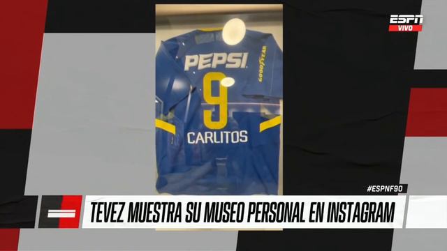 ¡EL MUSEO DE CARLITOS TEVEZ! Trofeos, medallas y camisetas históricas del ex capitán de #Boca