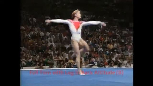 Amanda Borden 1996 Floor Exercise D Score Guide (2009 - 2012 CoP)