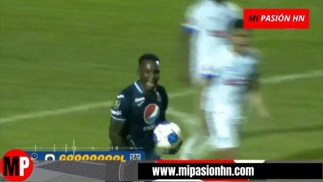 Rubilio Castillo fue el  encargado de marcar para @MOTAGUAcom en el clásico ante @CDOlimpia