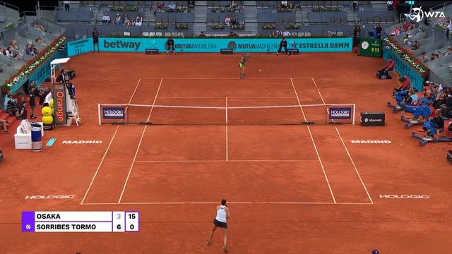 Naomi Osaka Vs. Sara Sorribes Tormo | 2022 Madrid Round 2 | WTA Match Highlights