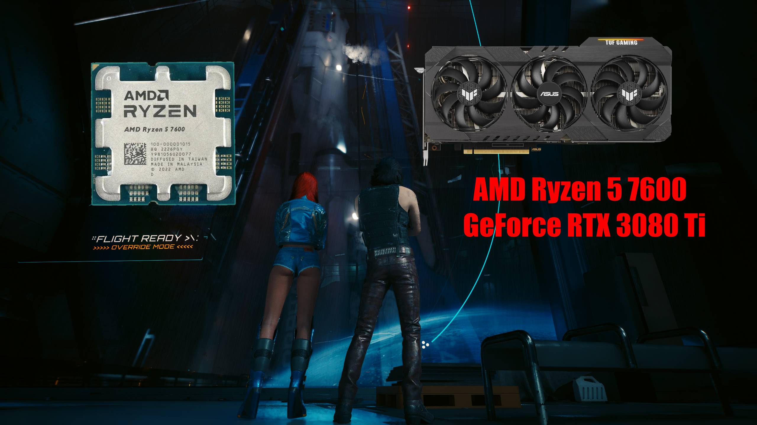 AMD Ryzen 5 7600 \ RTX 3080 Ti