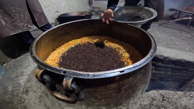 "Oshi sofi" traditional pilaf recognized by UNESCO as an intangible cultural heritage site. HD 1080