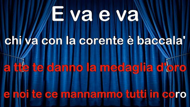 Alberto Sordi - Te c'hanno mai mannato a quel paese E va e va CORI KARAOKE MM (fair use)