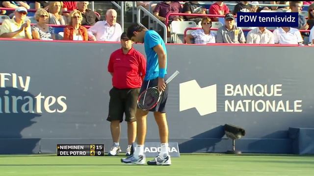 Del Potro vs Nieminen Montréal 2011 Highlights