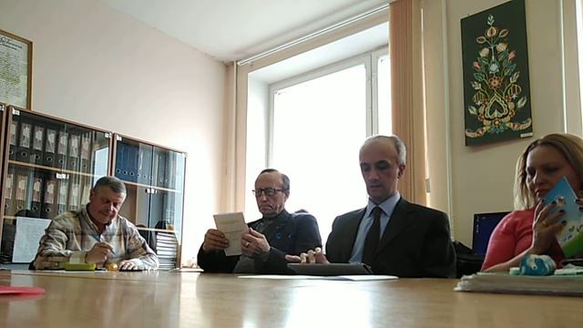 Открытие семинара по крымскотатарскому фольклору. Керимов И. А., Усеинов Т. Б.