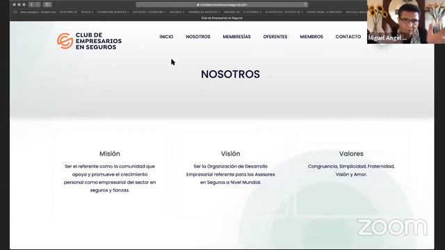 CLUB DE EMPRESARIOS EN SEGUROS A C  NUEVO DIRECTOR    MIGUEL ESPINOSA