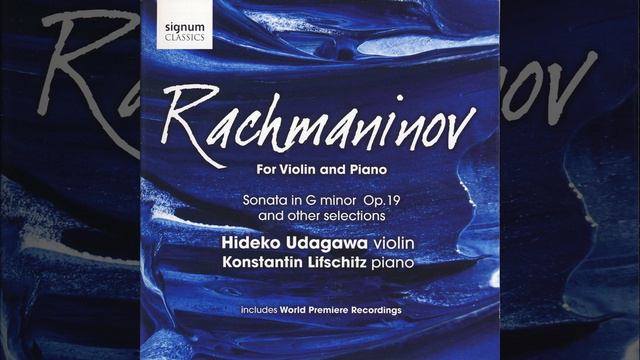 Sonata in G minor, Op. 19: Lento - Allegro moderato