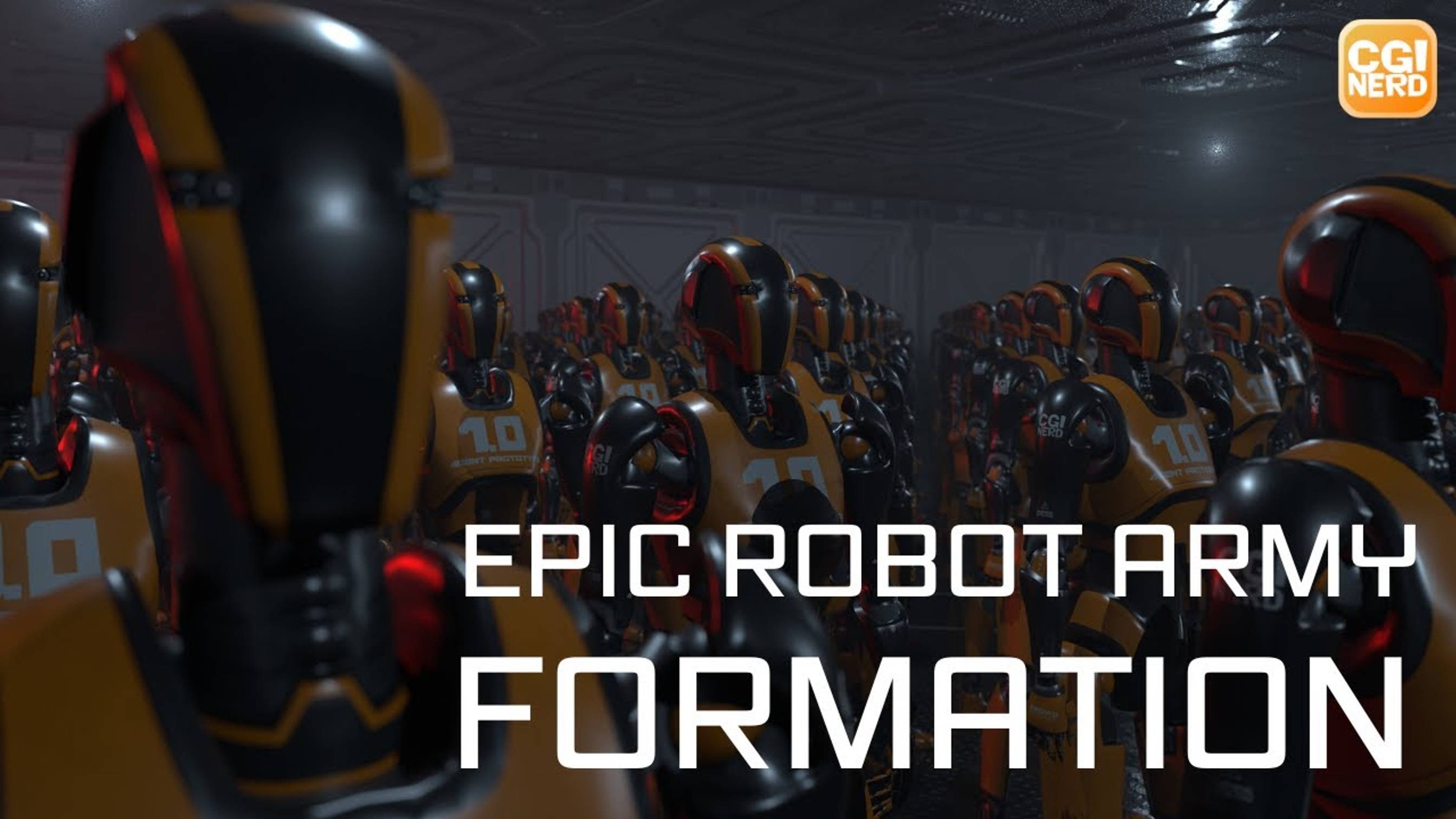 Epic Robot Army Formation  Beginner 3d Crowd
Формирование Армии Роботов, Толпа для начинающих