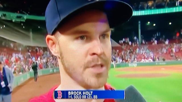 Brock Holt Post Game Interview 8/17/19