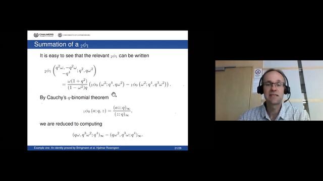 Hjalmar Rosengren (Chalmers University of Technology and University of Gothenburg), On the Kanade-R