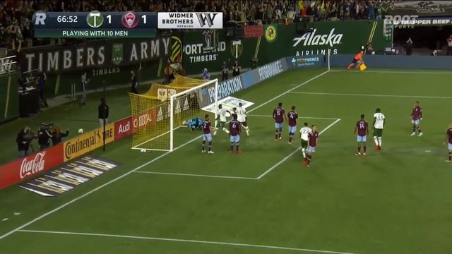 GOAL | Felipe Mora scores tying goal vs. Rapids