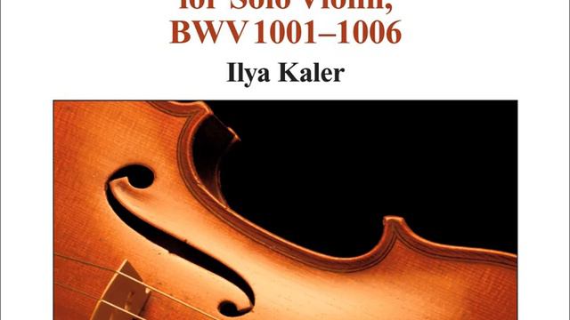 Violin Partita No. 3 in E Major, BWV 1006: VI. Gigue