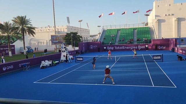 ATP QATAR OPEN 2023 - DOUBLES MATCH - M. NINOMIYA S. AOYAMA VS. K FLIPKENS L. SIEGEMUND PART 4