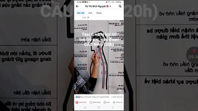 Test 6 năng lực trí tuệ trẻ em, giai đoạn cầu não