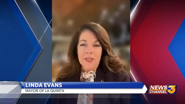 Linda Evans discusses La Quinta election