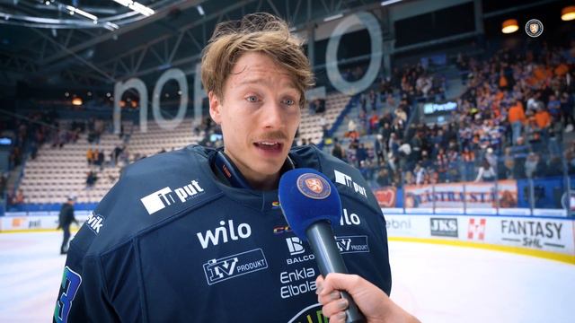Emil Larmi efter kvällens Smålandsderby