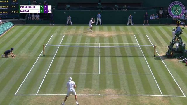 Rafael Nadal vs Alex de Minaur 3R Highlights | Wimbledon 2018