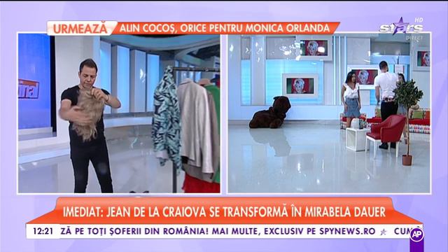 Provocarea dimineții! Jean de la Craiova se transformă în Mirabela Dauer!
