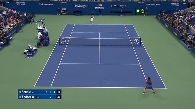 Belinda Bencic vs Bianca Andreescu | US Open 2019 SF Highlights