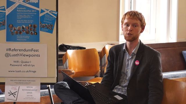 Michael Gray & Tom Gallagher provide Yes and No Soapbox Slots at #ReferendumFest