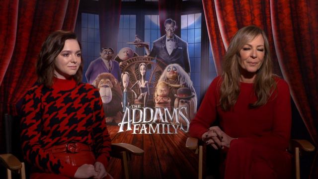 Allison Janney & Elsie Fisher Raw Interview The Addams Family