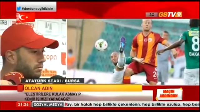 Bursaspor Galatasaray Maçı Sonrası Olcan Adın'ın Açıklamaları