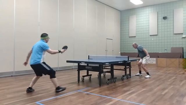 Kai Zhang [SD] vs Jim Mossberg [MD] 10/06/2021 Match 3 [Long Pips Sponged vs Long Pips OX]