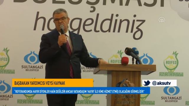 Başbakan Yardımcısı Kaynak: “Bu Anayasa Değişikliğine Hayır Diyenler Hain Değildir”